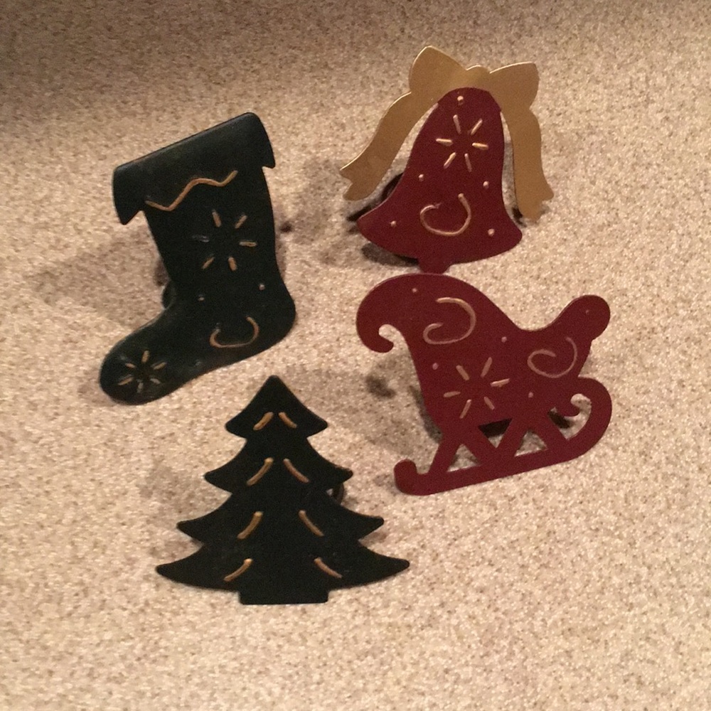 Holiday napkin rings